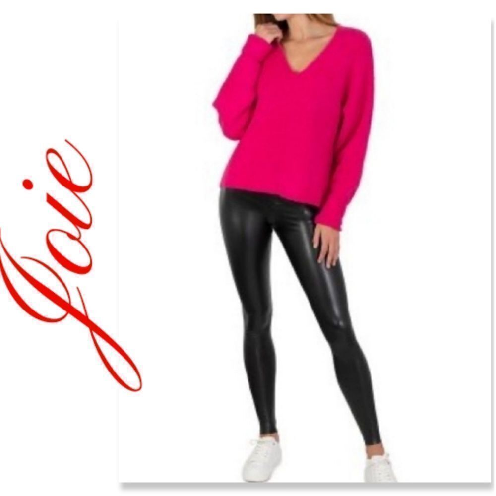 Joie Limited Edition Faux Leather Leggings in Black